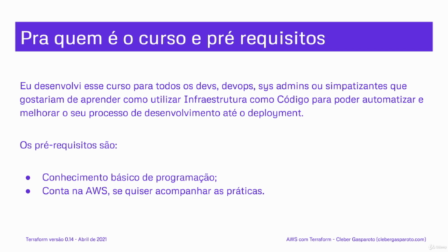 Terraform (v0.14): Automatizando sua infraestrutura na AWS – Screenshot 4