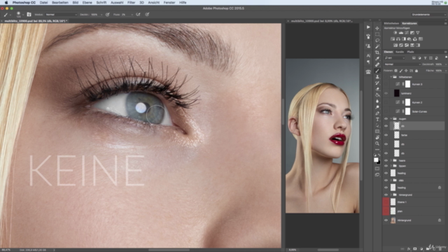 Highend Portrait- und Beautyretusche – Screenshot 3
