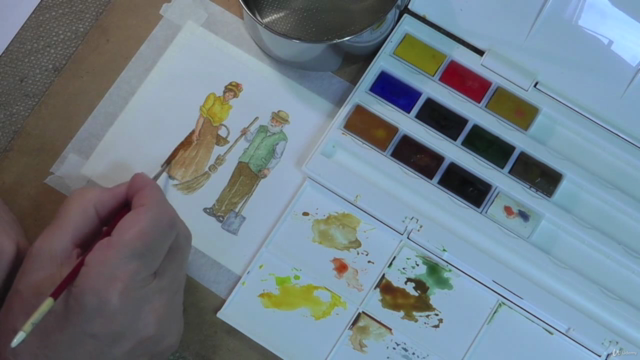 How to Paint Figures and People with Watercolor – Screenshot 4