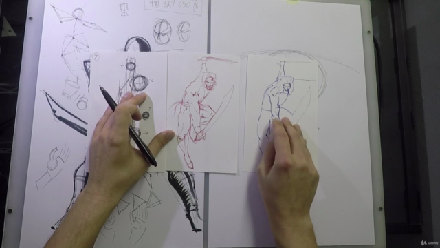 Super Hero figure drawing anatomy course – Screenshot 4