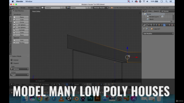 Build 20+ House Models: The Complete Low Poly 3D Tutorial - Screenshot_01