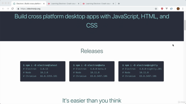Learning Electron: Build Desktop Apps using JS+HTML+CSS - Screenshot_01