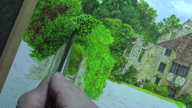 How to Paint a Castle in Watercolor & Pastel – Screenshot 3
