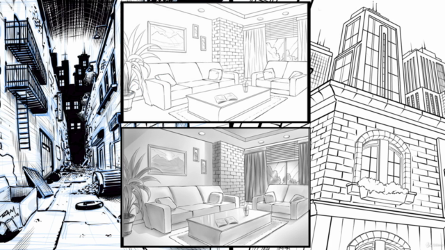 Drawing Amazing Backgrounds with Perspective - Step by Step - Screenshot_01