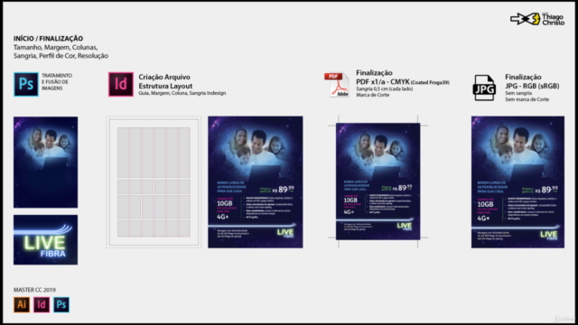 Design Gráfico: Adobe CC 2019 + projetos do início ao fim – Screenshot 4