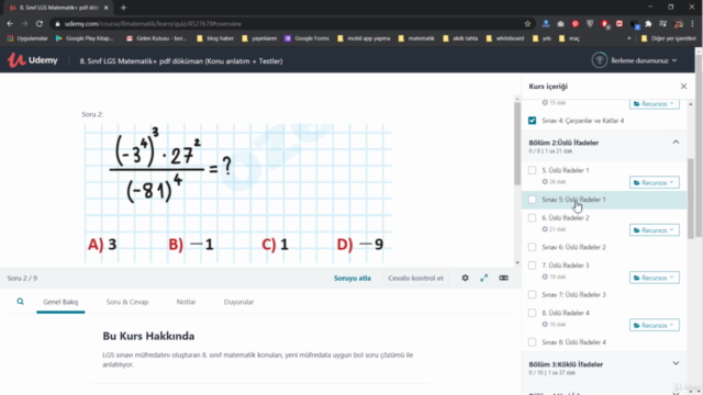 8. Sınıf LGS Matematik+ pdf (Konu + Test + Çıkmış Sorular) – Screenshot 3