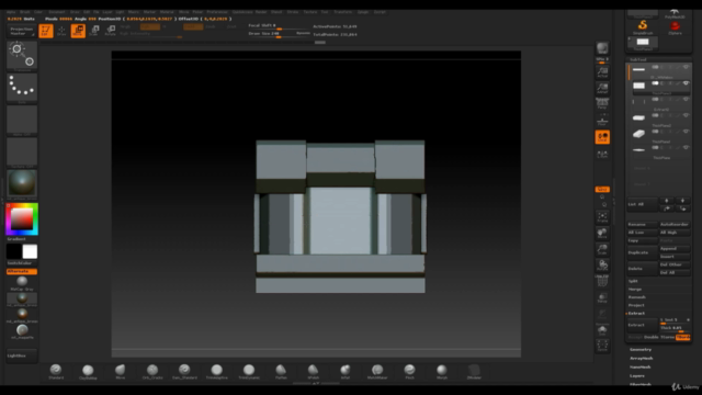 Game Asset Creation Modeling & Texturing a Futuristic Crate – Screenshot 1