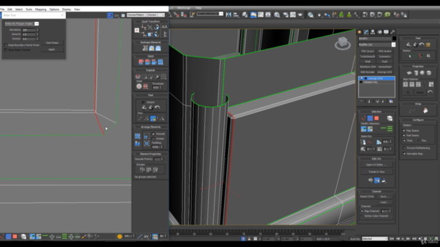 Game Asset Creation Modeling & Texturing a Futuristic Crate – Screenshot 3