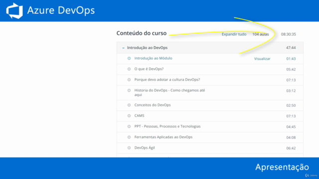 Azure DevOps - Integração Contínua e Entrega Contínua – Screenshot 1