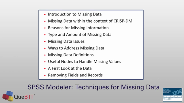 IBM SPSS Modeler: Techniques for Missing Data - Screenshot_04