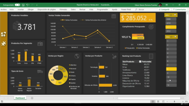 Curso Excel - Dashboard - Power Query - Power Pivot -DAX – Screenshot 2