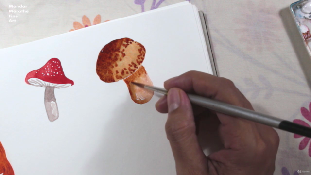 Painting Autumn in Watercolors - SketchBook Everyday Series – Screenshot 4