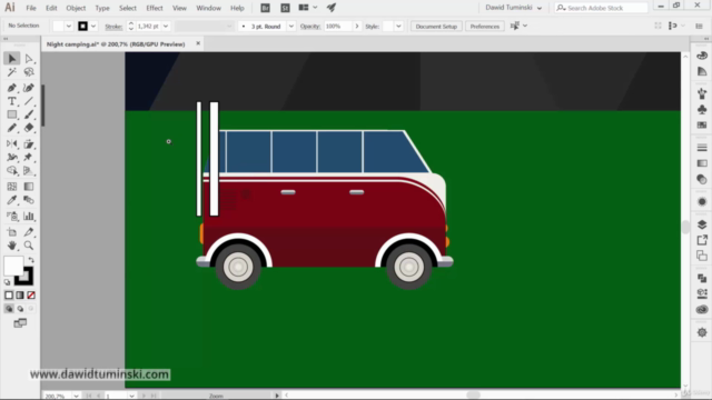 Modern Flat Design Masterclass in Adobe Illustrator – Screenshot 4