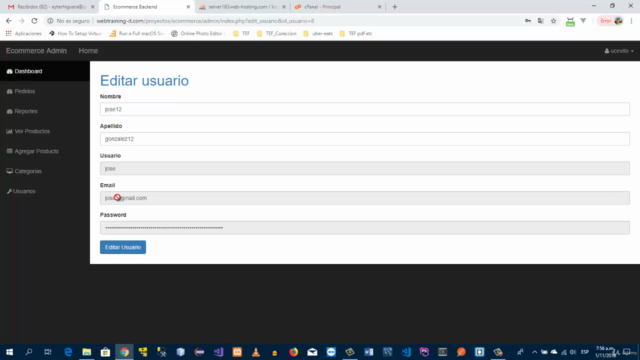 Crea un Ecommerce con PHP, POO,PDO, MySQL con pago en PAYPAL – Screenshot 4