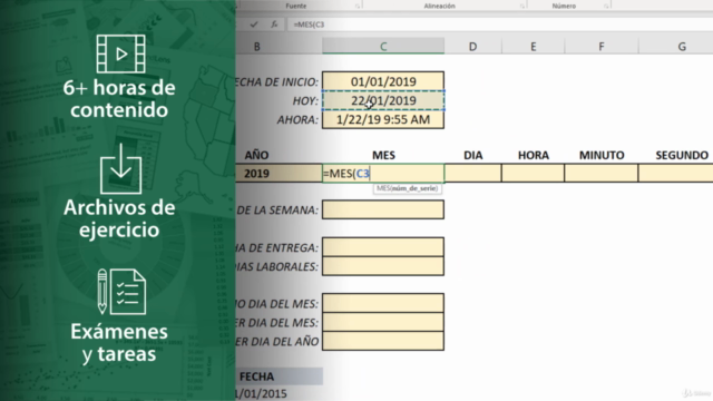 Microsoft Excel - Fórmulas y Funciones Avanzadas en Excel – Screenshot 4