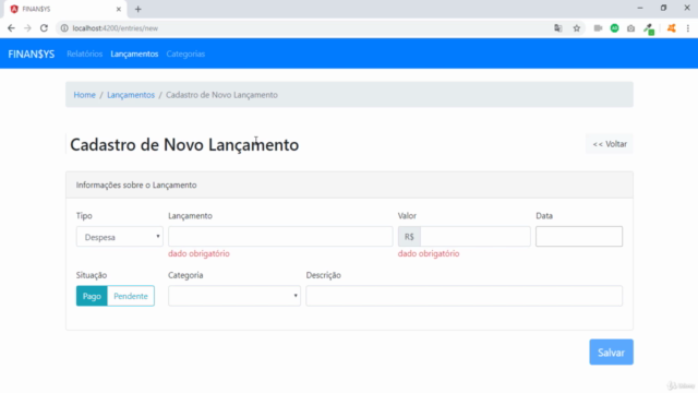 Angular 11 Avançado: Arquitetura e Design de Software com OO – Screenshot 1