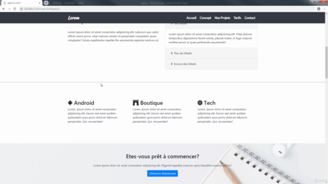 Créer un beau site responsive de A à Z avec Bootstrap ! – Screenshot 1