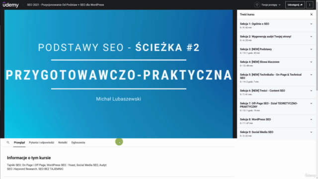 SEO 2024 - Pozycjonowanie Od Podstaw + SEO dla WordPress - Screenshot_02