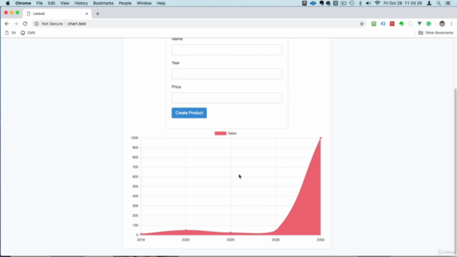 Laravel - Learn How to Create Charts with Vue.js and Laravel – Screenshot 1