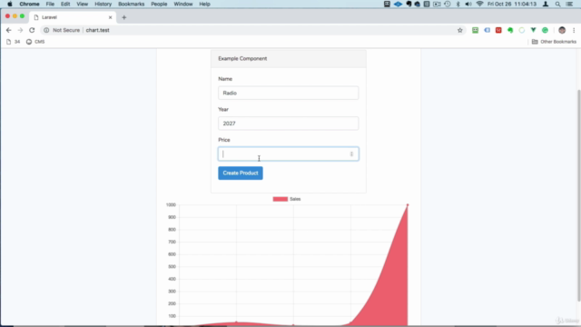 Laravel - Learn How to Create Charts with Vue.js and Laravel – Screenshot 3