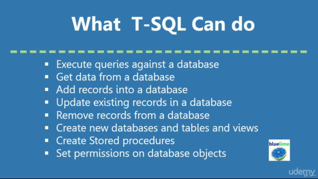 Microsoft SQL  from scratch  - Beginner to Expert - Screenshot_03
