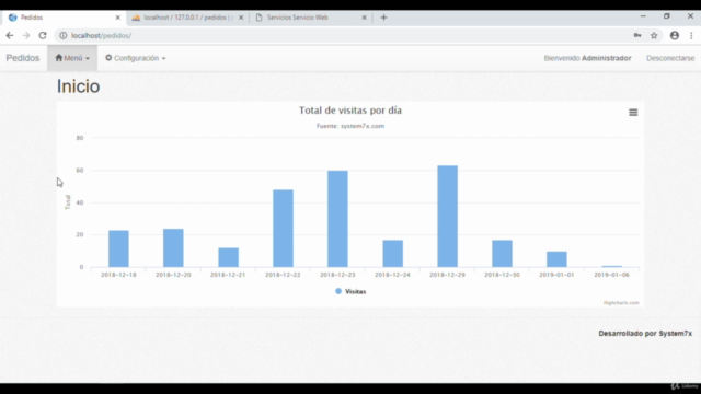 Sistema web PHP con integración a Web Services – Screenshot 1