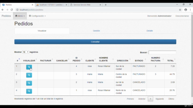 Sistema web PHP con integración a Web Services – Screenshot 3