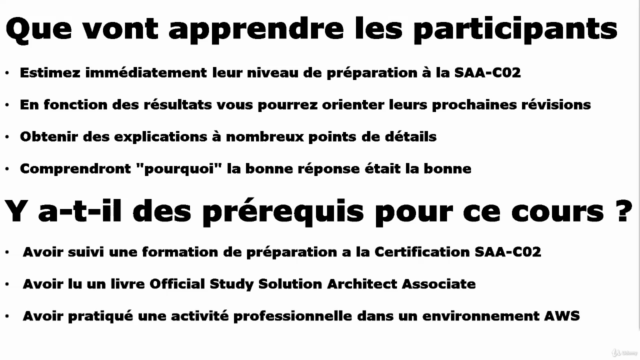 AWS Solution Architect Associate en Francais [Examen blanc] – Screenshot 2