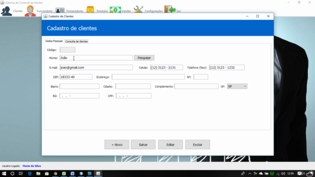 Criando um Controle de Vendas Desktop com Java e MySQL - Screenshot_02