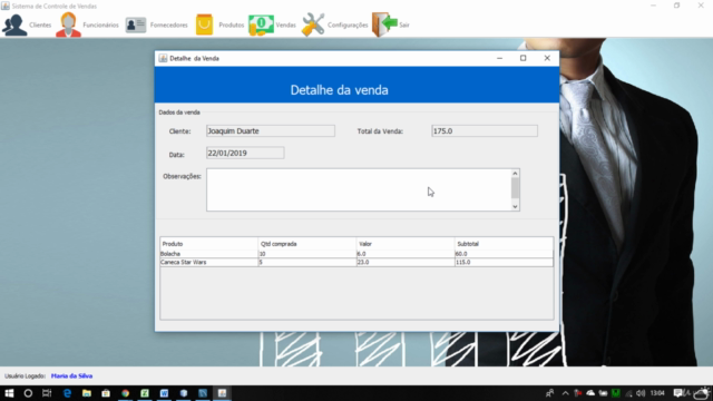 Criando um Controle de Vendas Desktop com Java e MySQL - Screenshot_04