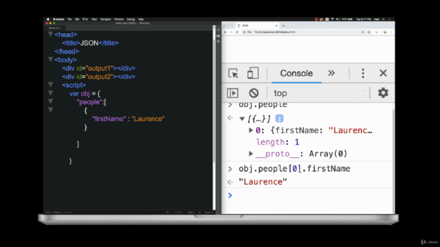 JSON JavaScript Data Quick Course JSON for beginners - Screenshot_02