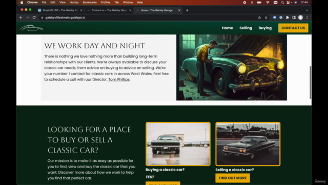 Gatsby JS v5 & Headless WordPress (Gatsby & WordPress 2023) – Screenshot 1