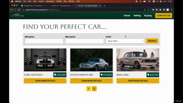 Gatsby JS v5 & Headless WordPress (Gatsby & WordPress 2023) – Screenshot 2