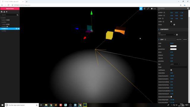 WebVR - Virtual Reality with A-Frame from Scratch – Screenshot 4