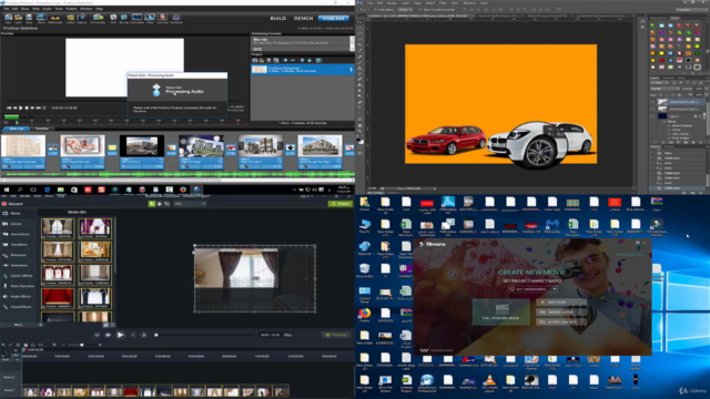 كـورس تعليم التصميم والمونتاج الفيديو الخـاص السوشيال ميـديا – Screenshot 1