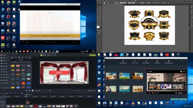 كـورس تعليم التصميم والمونتاج الفيديو الخـاص السوشيال ميـديا – Screenshot 2