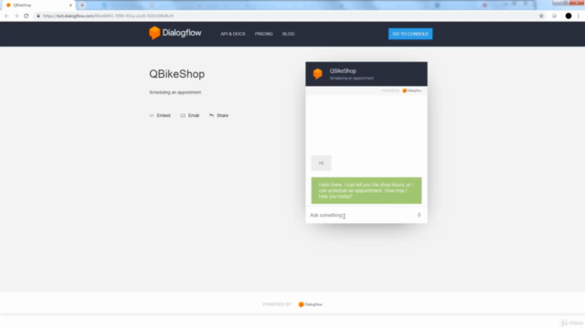 Microsoft BOT Framework & DialogFlow: Creating ChatBot – Screenshot 2