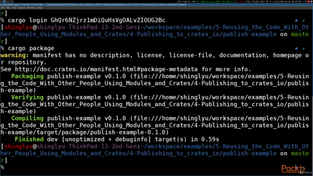 Building Reusable Code with Rust – Screenshot 4