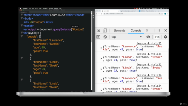 JavaScript AJAX XHR for beginners – Screenshot 3
