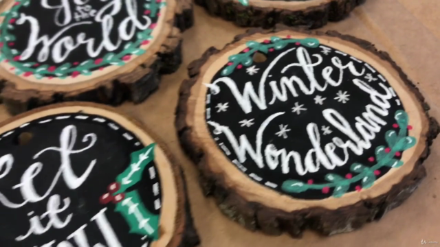 How to make a Wood Sliced Christmas Ornament – Screenshot 1