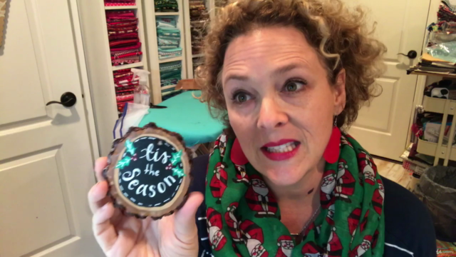 How to make a Wood Sliced Christmas Ornament – Screenshot 2