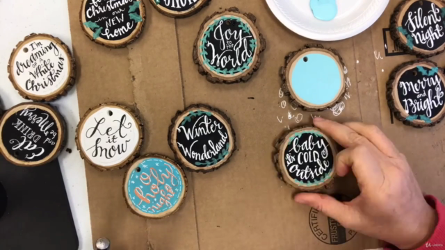 How to make a Wood Sliced Christmas Ornament – Screenshot 3