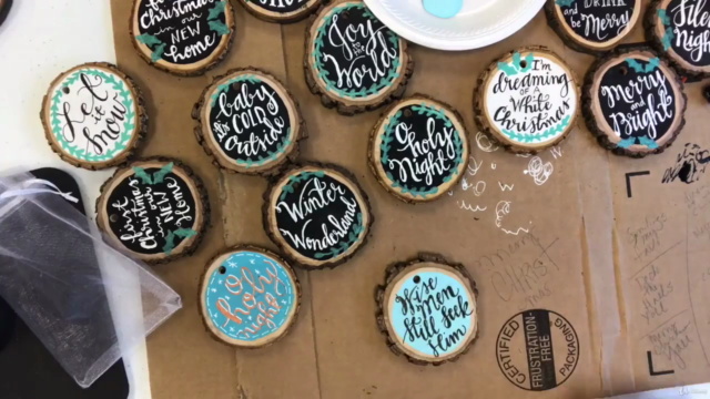 How to make a Wood Sliced Christmas Ornament – Screenshot 4