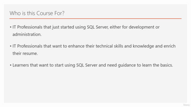 SQL Server Fundamentals - SQL Database for Beginners – Screenshot 4