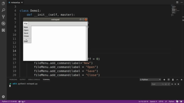 Python Desktop Apps with Tkinter – Screenshot 4