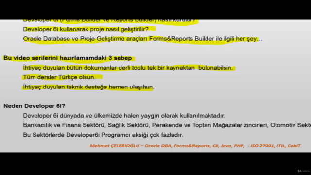 Oracle Database, SQL, PL/SQL, Forms&Reports Builder 6i – Screenshot 1