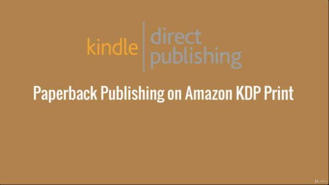 Paperback Publishing on Amazon KDP ( Formerly CreateSpace ) – Screenshot 1