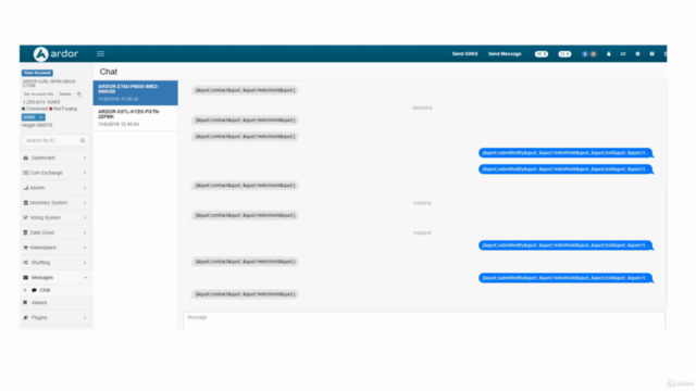Blockchain Programming: Smart Contracts with Ardor – Screenshot 4