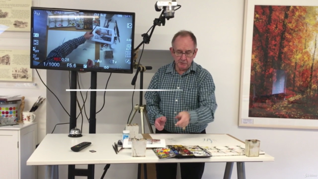 How to do a Pen and Ink drawing with a watercolour wash. – Screenshot 1