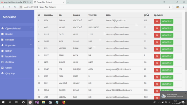Asp.Net Bootstrap İle SQL Tabanlı Web Projeleri Geliştirin! – Screenshot 1